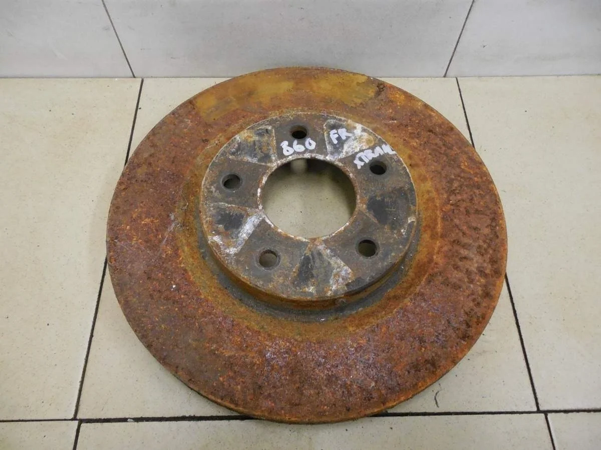 Диск тормозной передний вентилируемый Qashqai (J10) 2006-2014