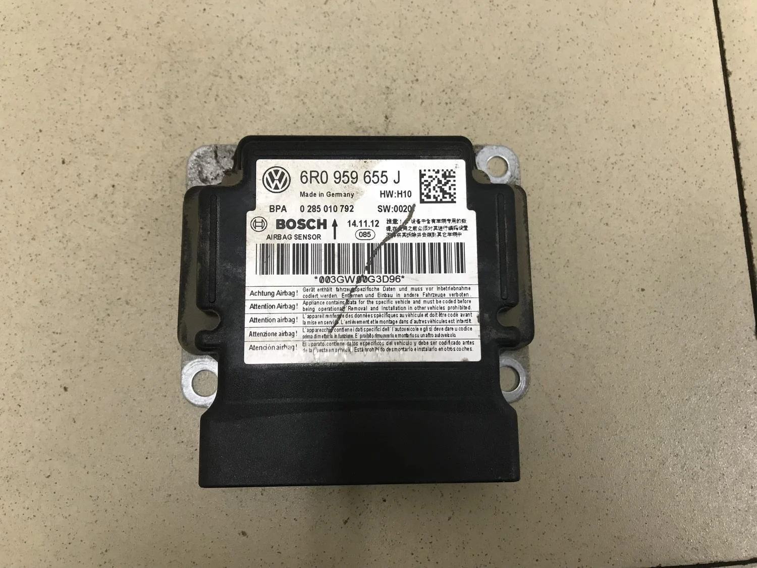 Блок управления AIR BAG Fabia 2007-2015