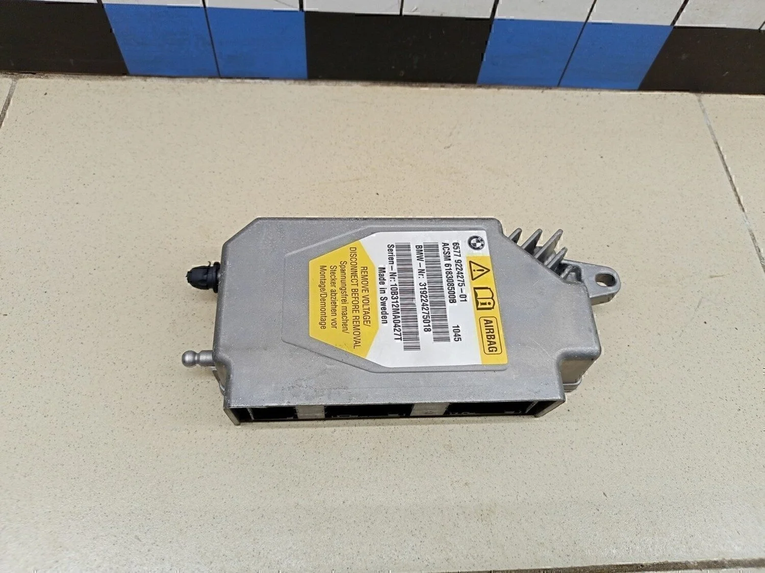 Блок управления AIR BAG 7-серия F01/F02 2008>