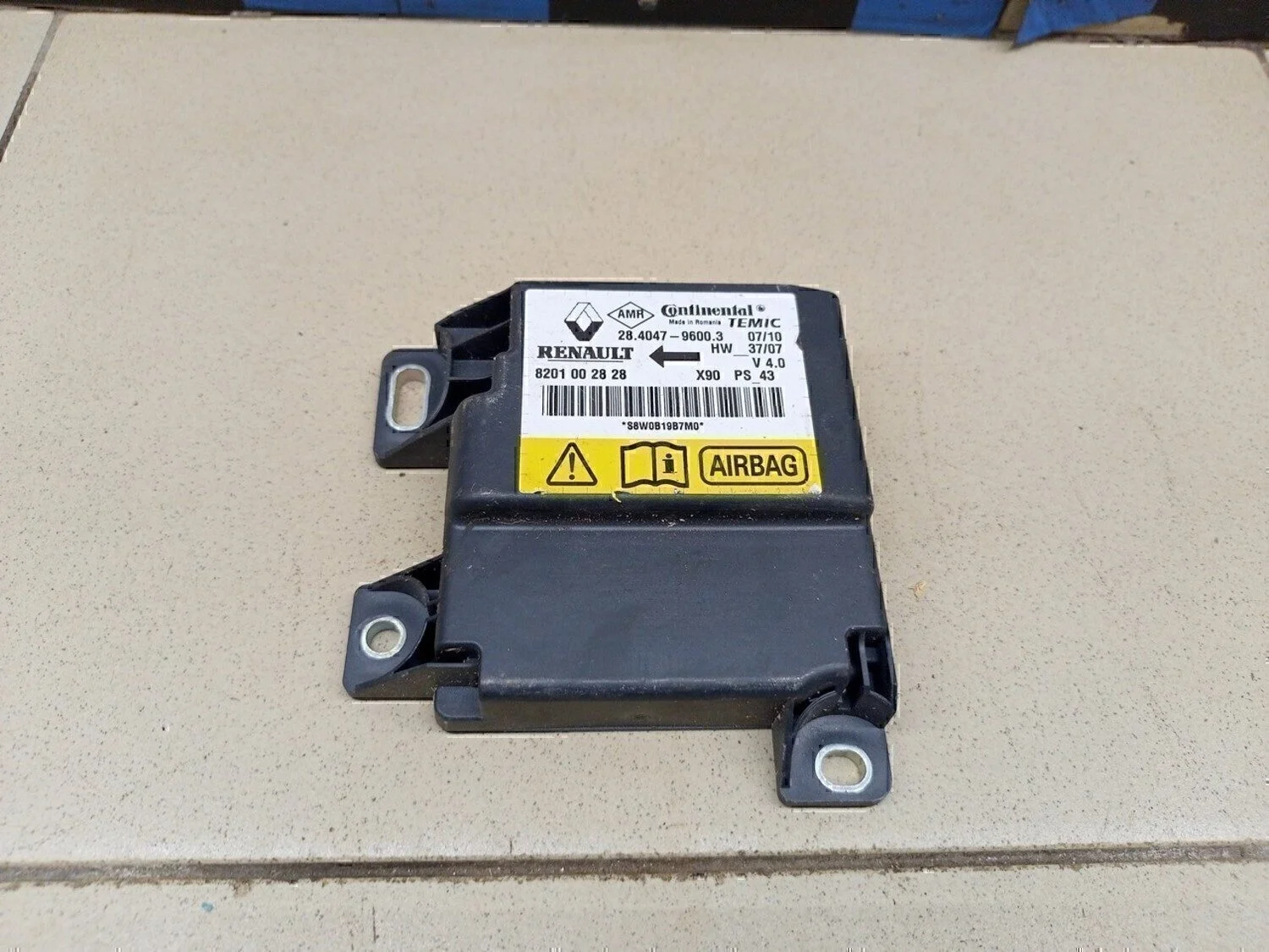 Блок управления AIR BAG Logan 2005-2014