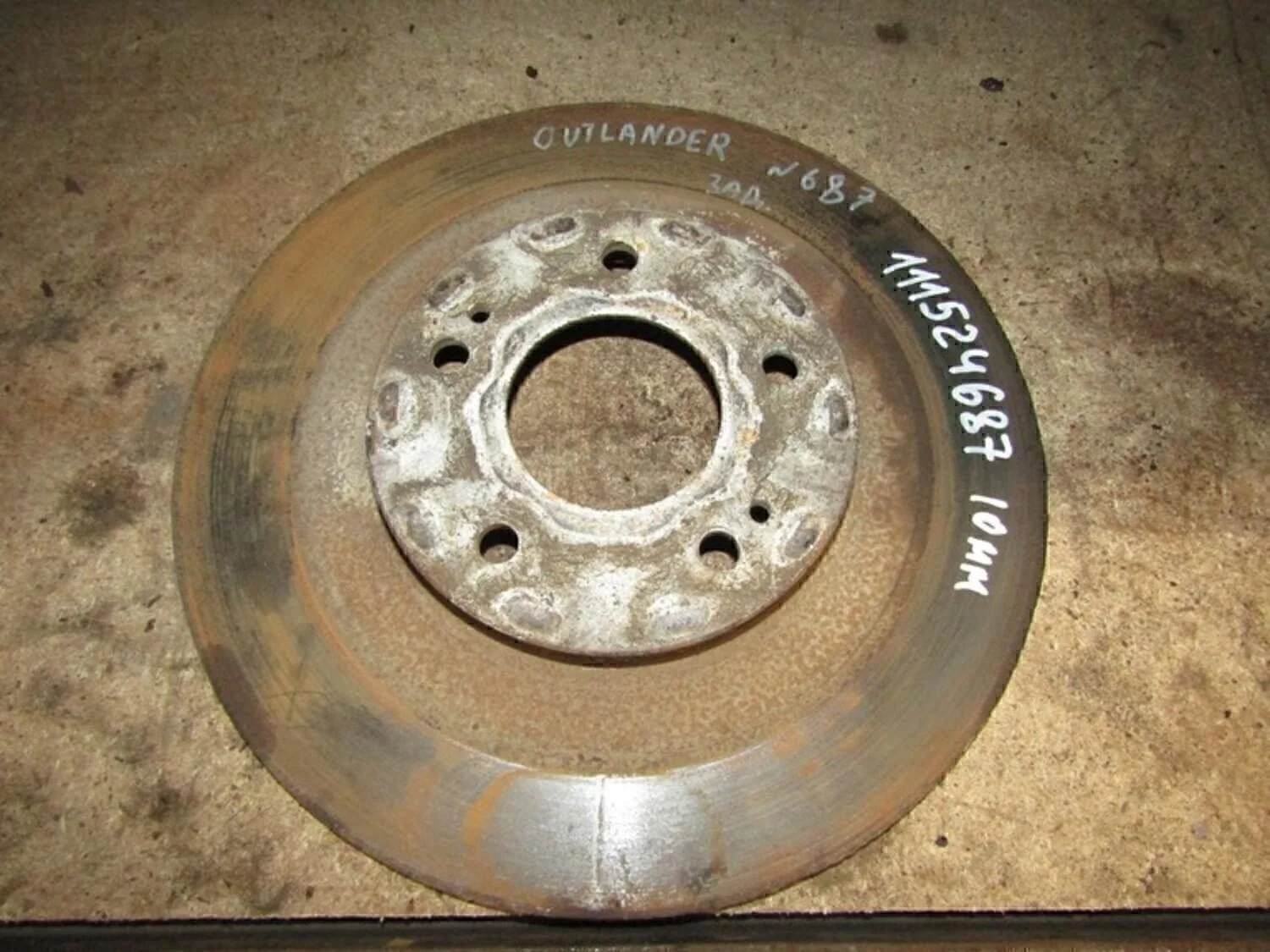 Диск тормозной задний ASX 2010-2016