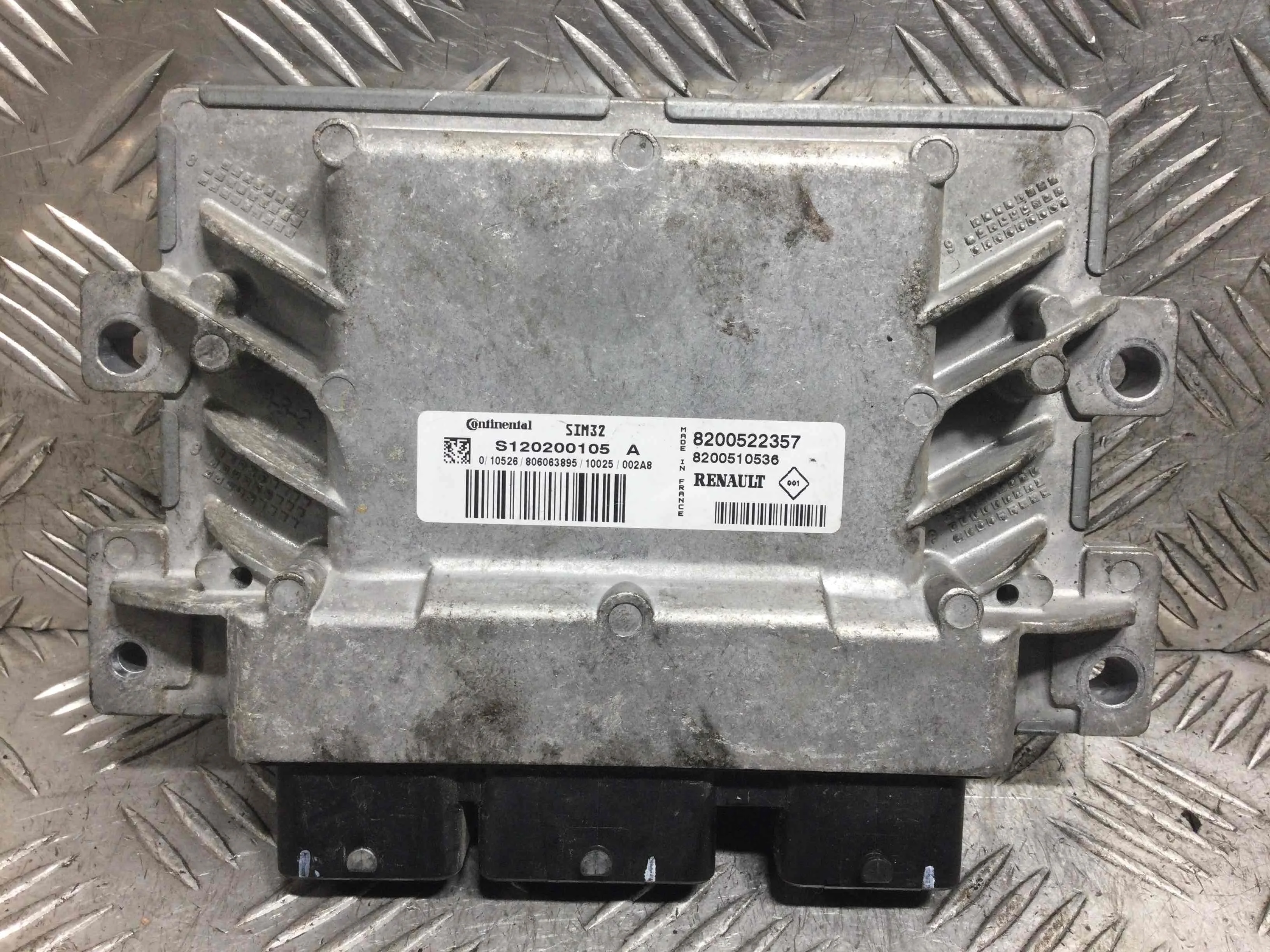 Блок управления двигателем Renault Clio 3 поколение (2005-2009) бензин 1.2 i Механика Х/б