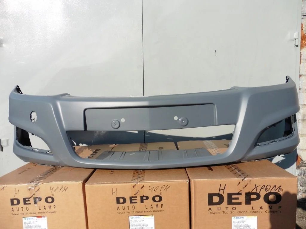 Бампер передний рестайлинг новый Opel Astra H