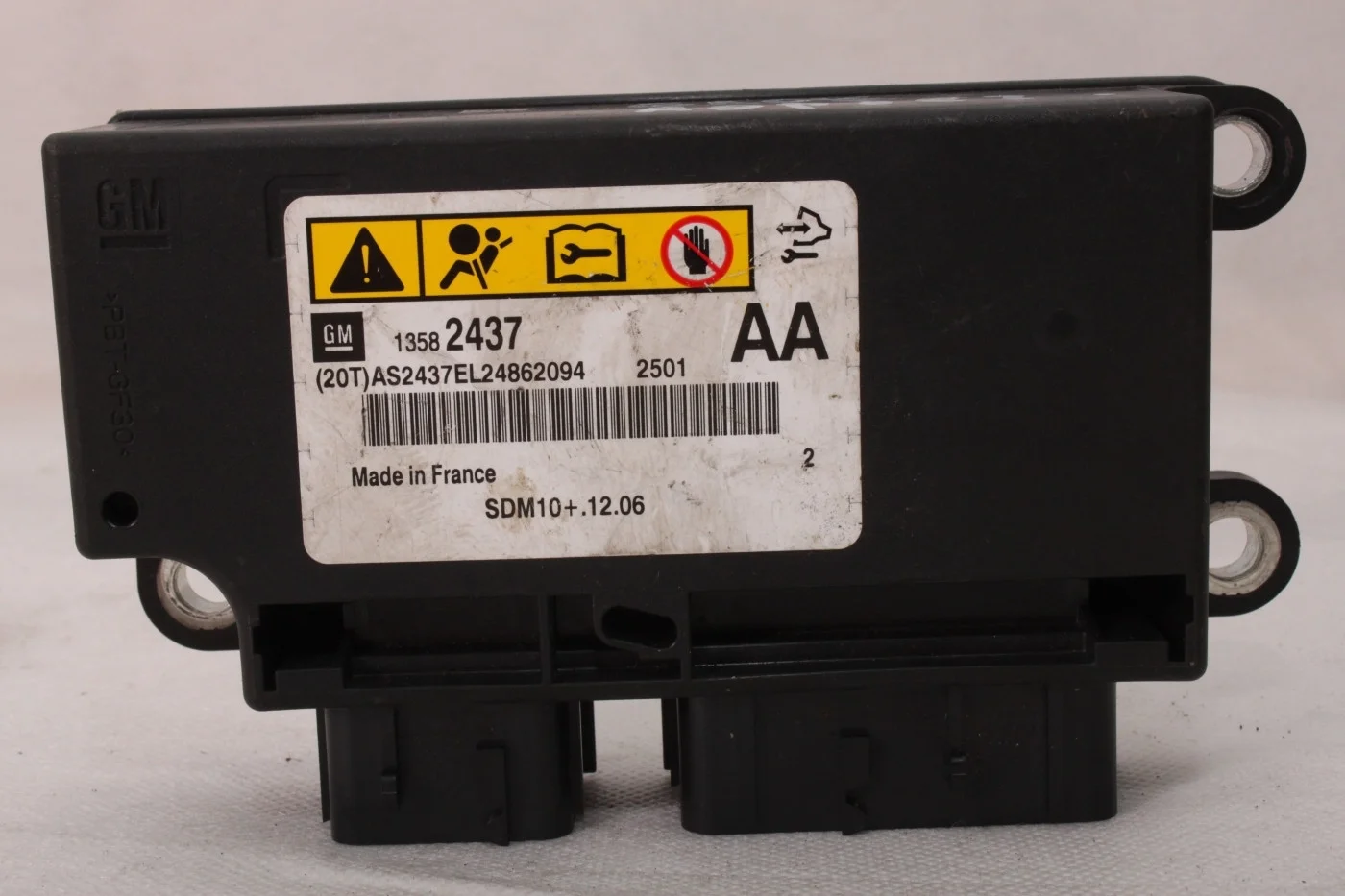 Блок управления аэрбегами 13582437AA Опель Астра J