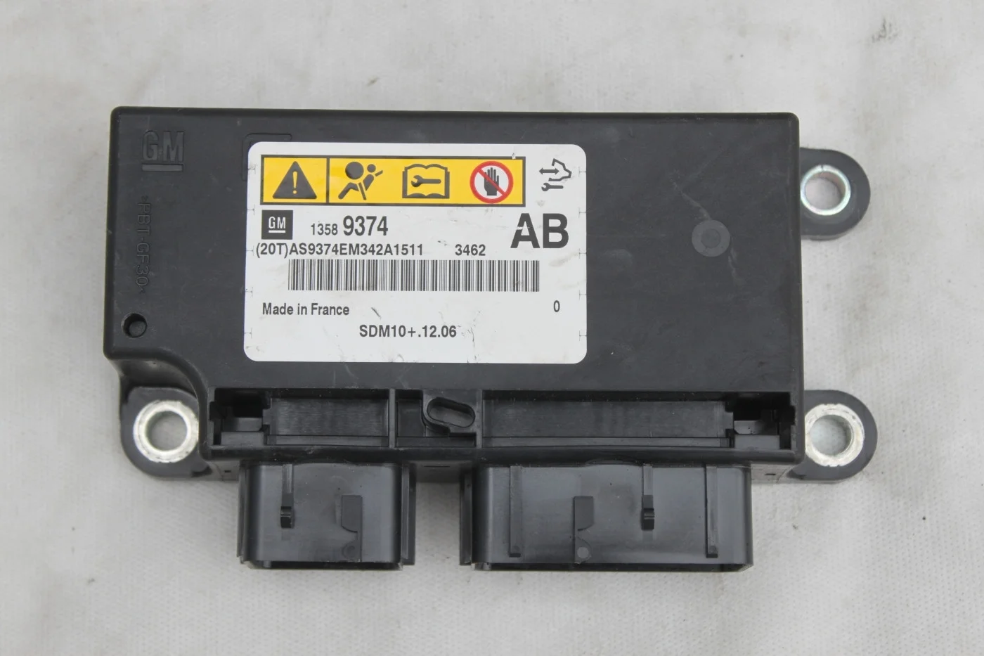 Блок управления аэрбегами 13589374AB Opel Astra J