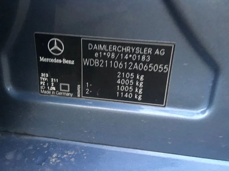 Продажа Mercedes-Benz E class 3.0 (231Hp) (272.944) 4WD AT по запчастям