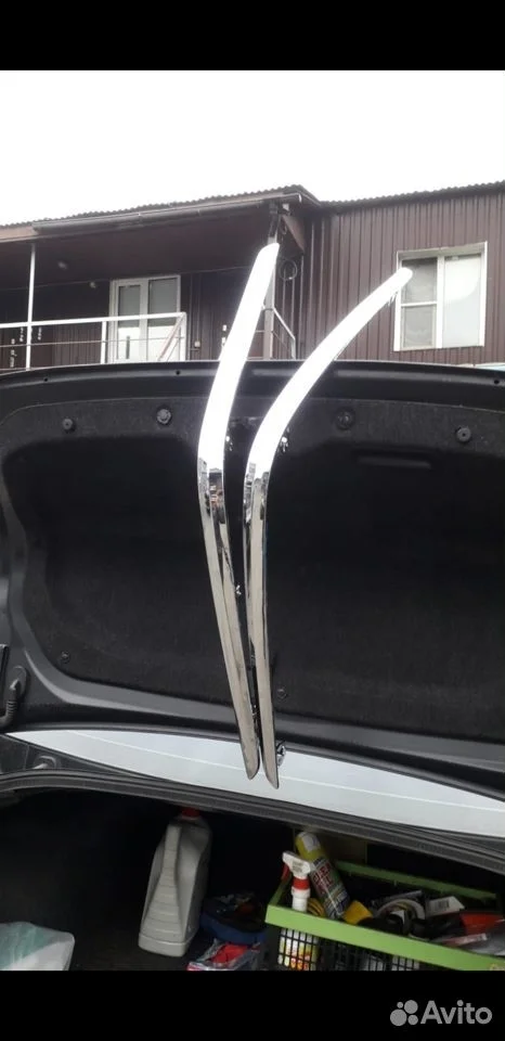 Молдинг хром бампера Nissan Teana J32