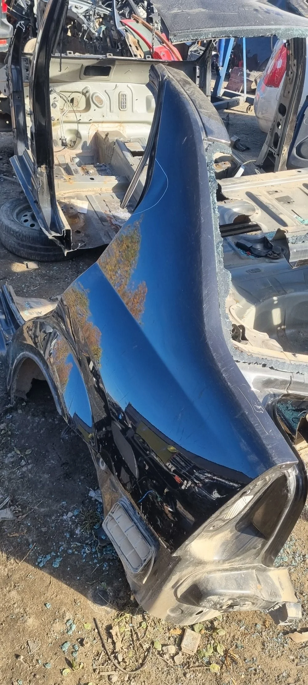 Крыло заднее левое для Renault Logan 2005-2014