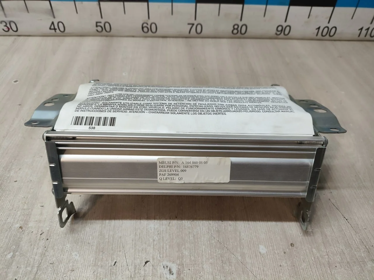 [Б/У] Подушка безопасности пассажирская Mercedes Benz W164 [Код: 00523559 ]