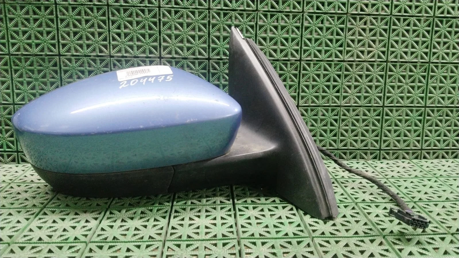 Зеркало SKODA RAPID 2013- электрическое правое 5 контактов голубое б/у RAPID(2013-