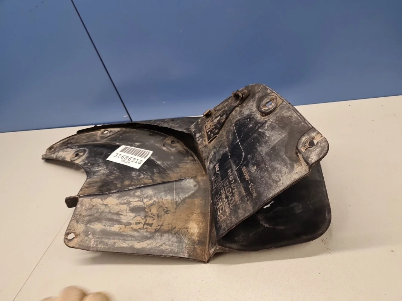 Брызговик задний правый для Toyota Land Cruiser Prado 150 2009-