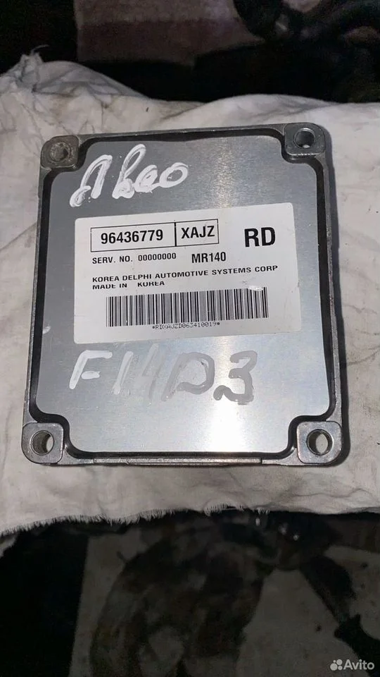 Блок управления двигателем шевроле авео 1,4 f14d3