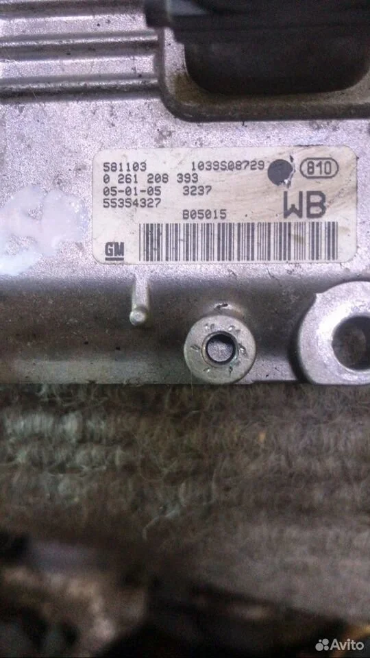 Блок управления двигателем опель корса 1,0