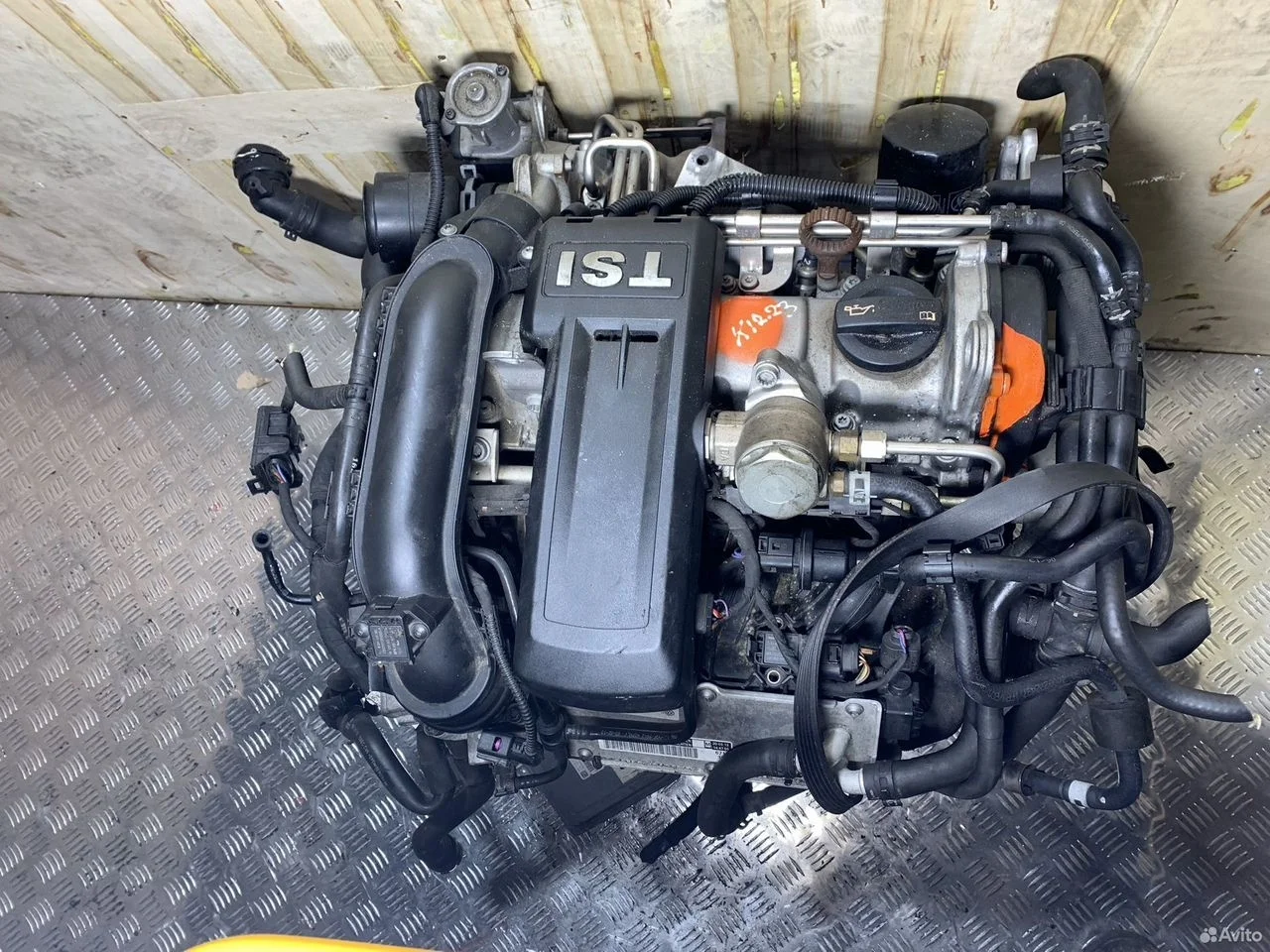 Двигатель cbzb1.2 turbo volkswagen golf skoda yeti