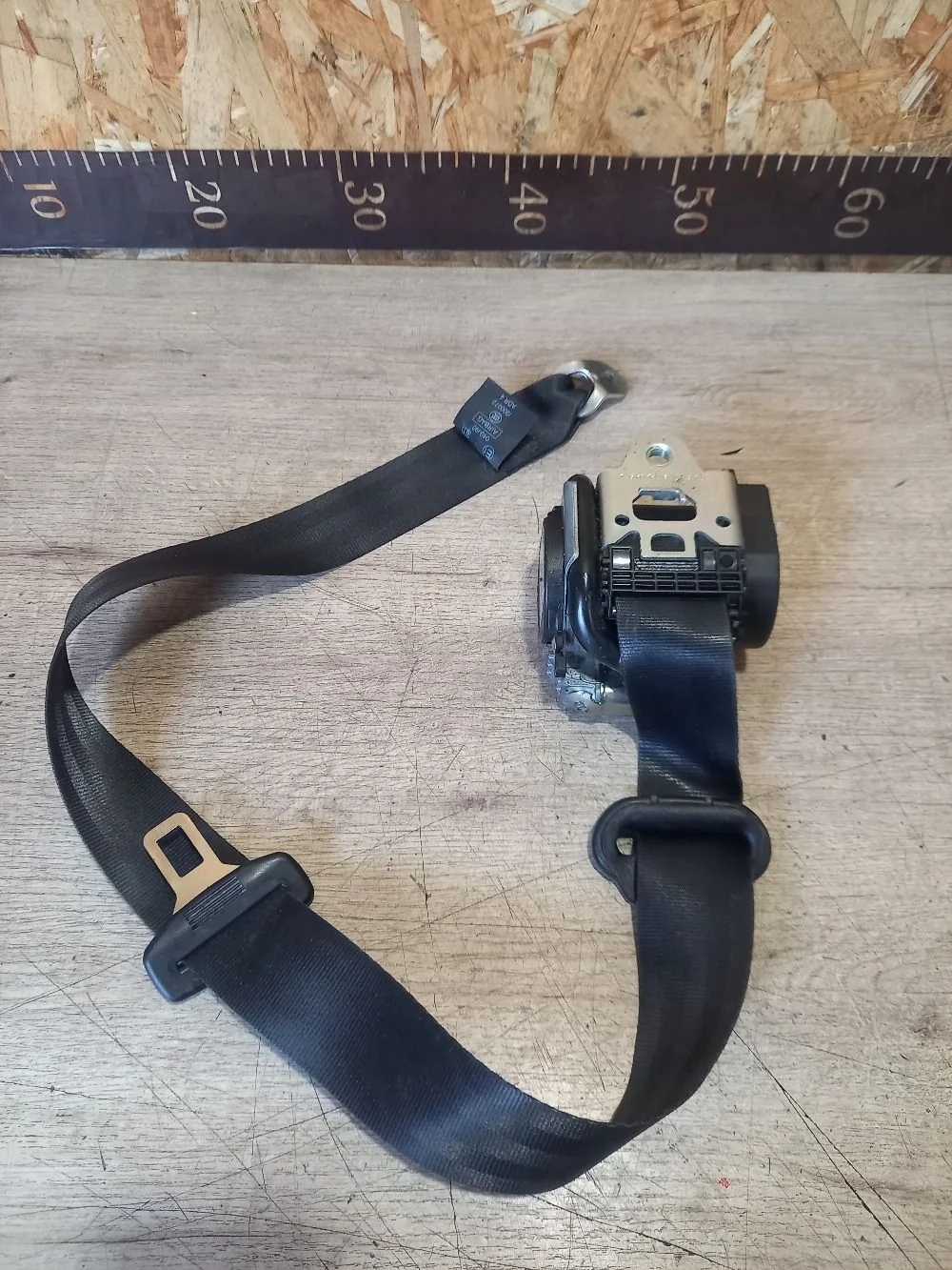 Ремень безопасности передний правый Skoda Octavia II рестайлинг (2008—2013) 2012 3U/F8K