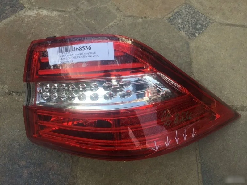 Фонарь наружный Mercedes-Benz M-Class A1669063201 W166, правый