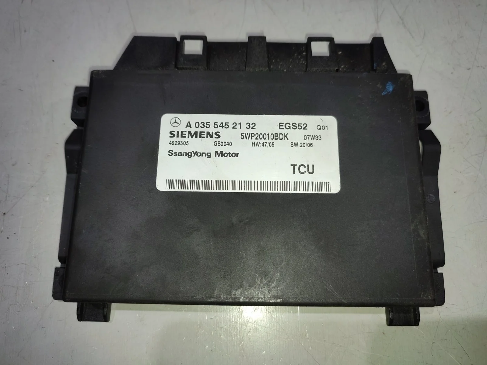 Блок управления акпп SsangYong Kyron 2009 D130