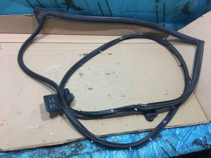 Уплотнитель двери задней правой Toyota Land Cruiser 2018 6787160110 URJ202 4.5 1VD-FTV, задний правый