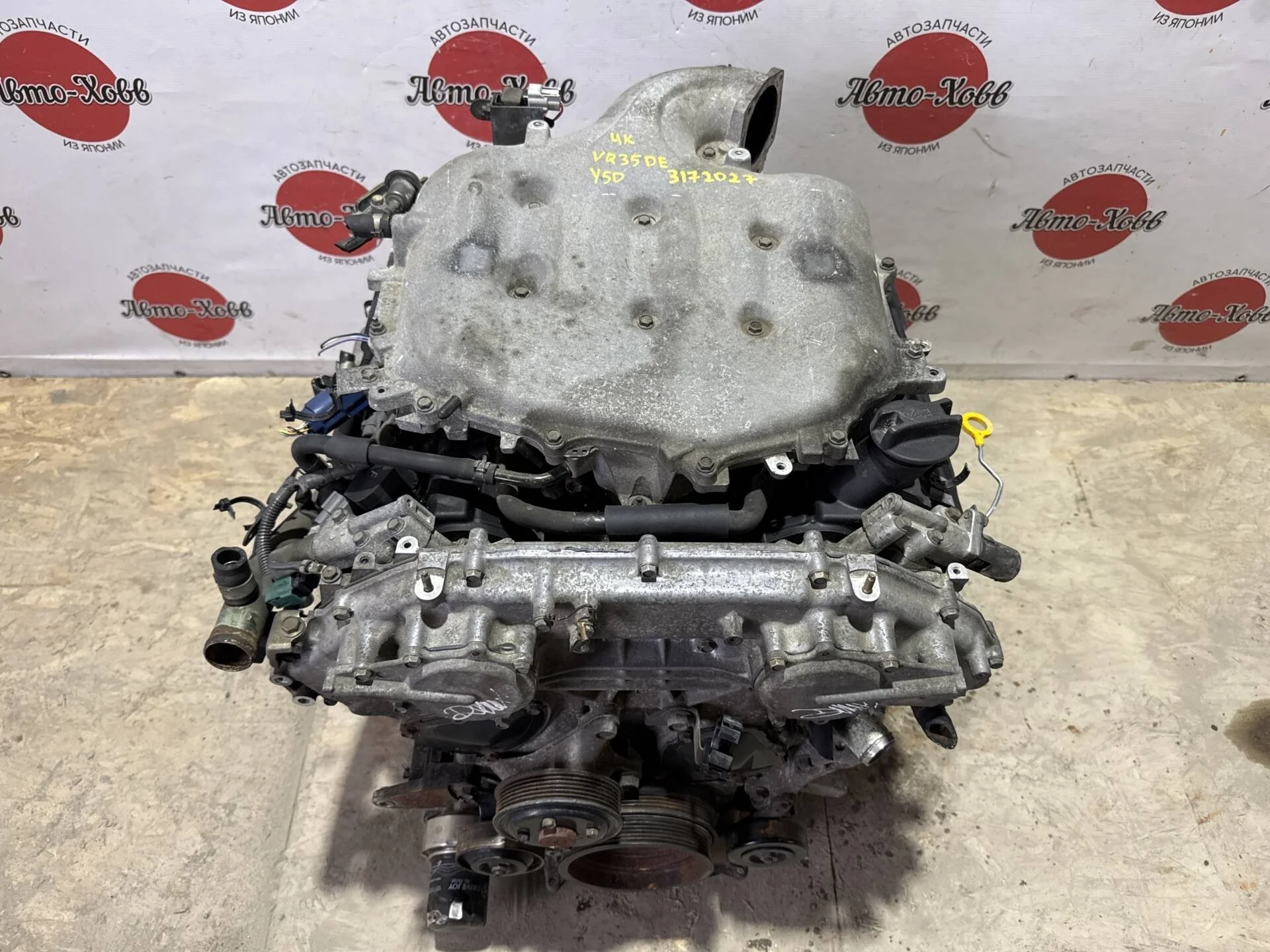 Двигатель Nissan Fuga Y50 VQ35DE