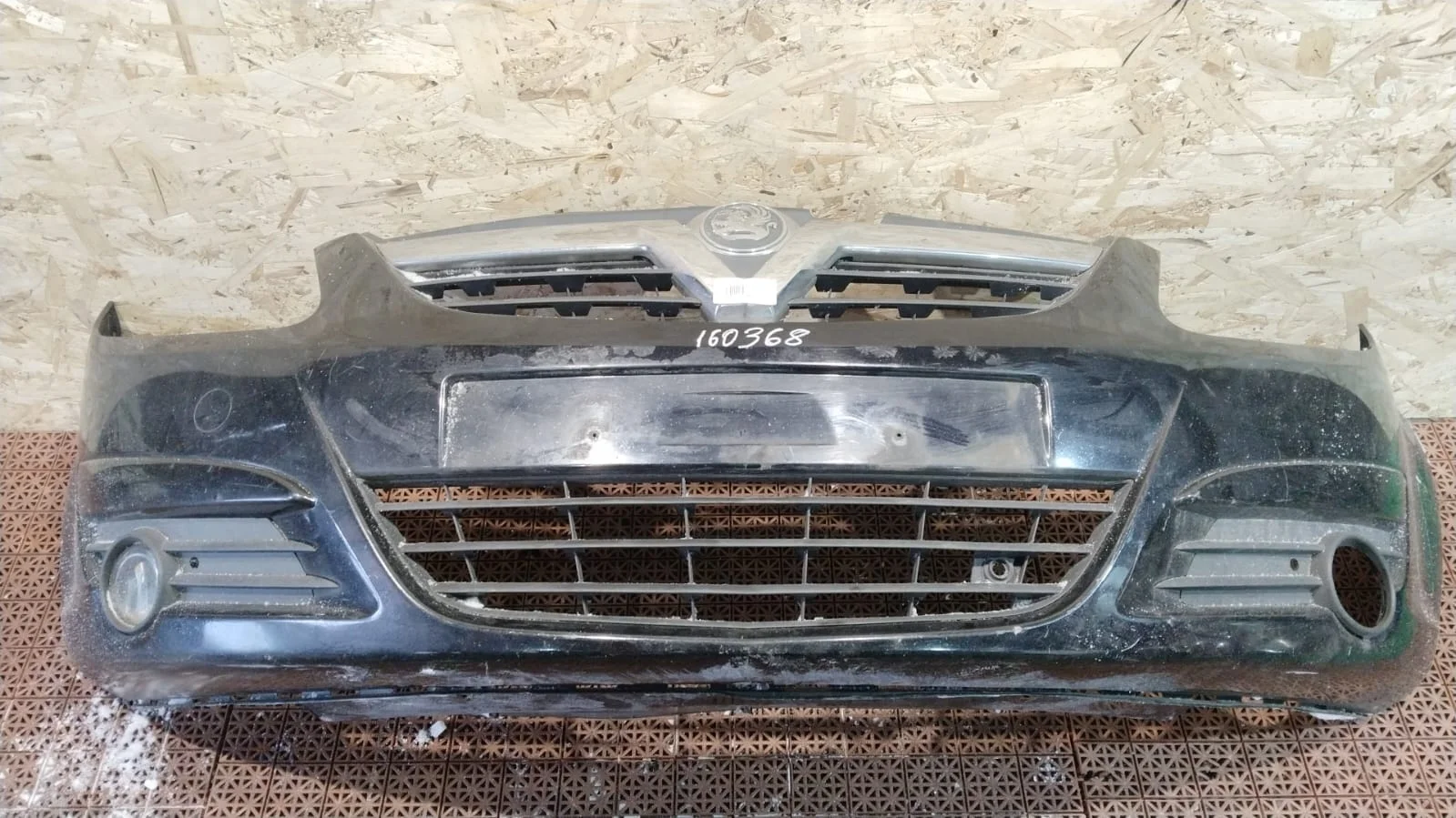 Бампер OPEL CORSA D 2006- передний чёрный б/у CORSA D(2006-2014)