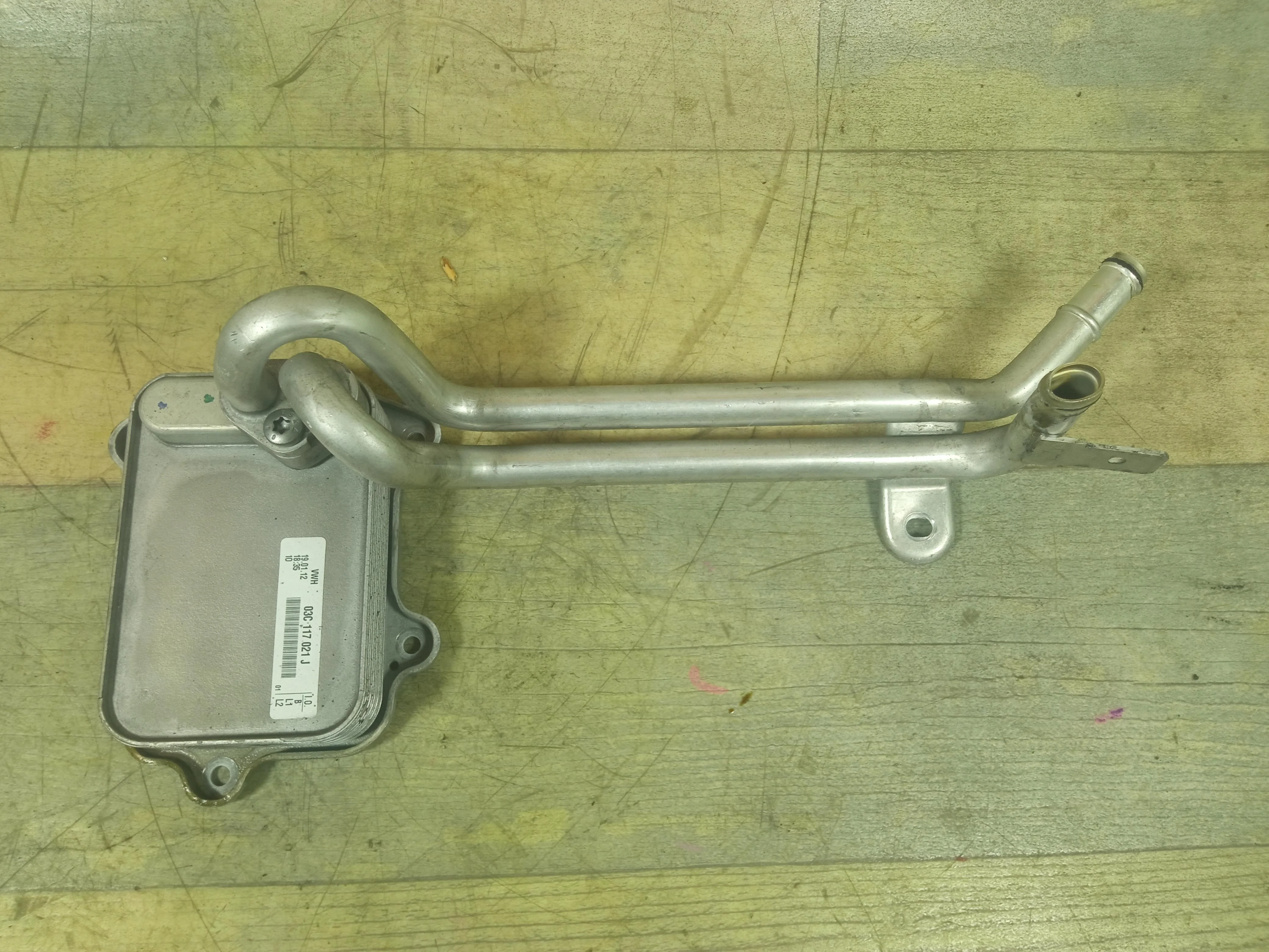 Мясляный теплообменник VAG 1.4 TFSI Audi VW Skoda