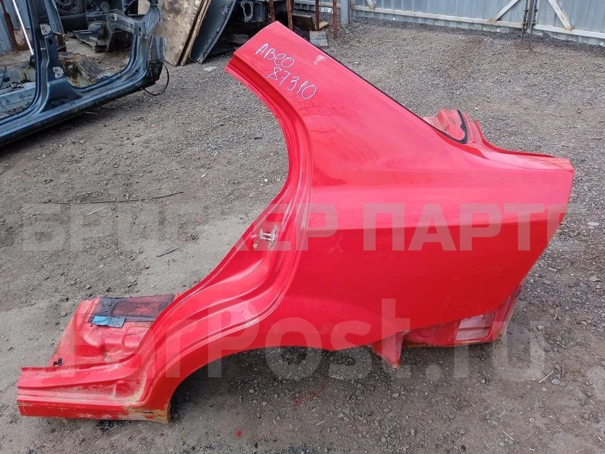 Крыло заднее левое Шевроле Авео 1  T250