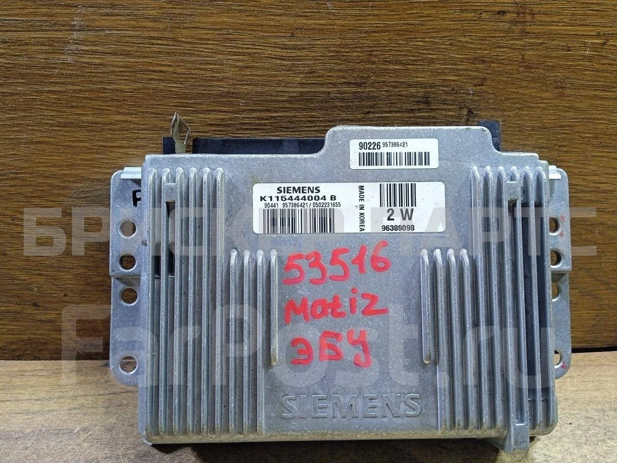 Блок управления ДВС Дэу Матиз M100, M150