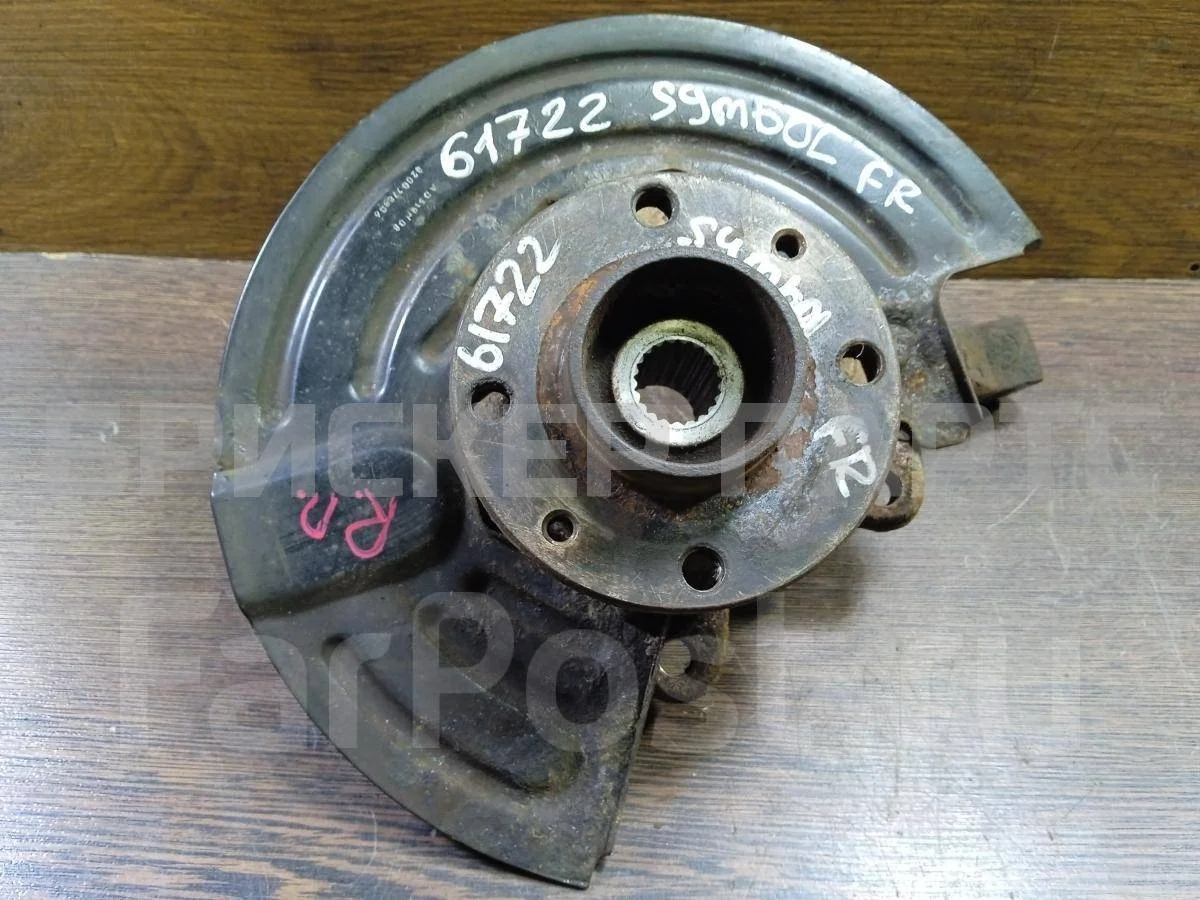 Кулак поворотный прав Рено Симбол 2