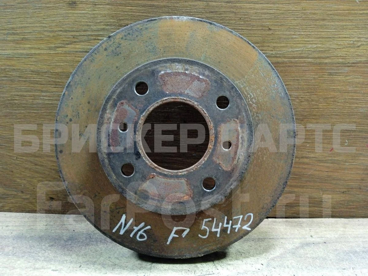 Диск тормозной перед Ниссан Альмера 2  (N16)