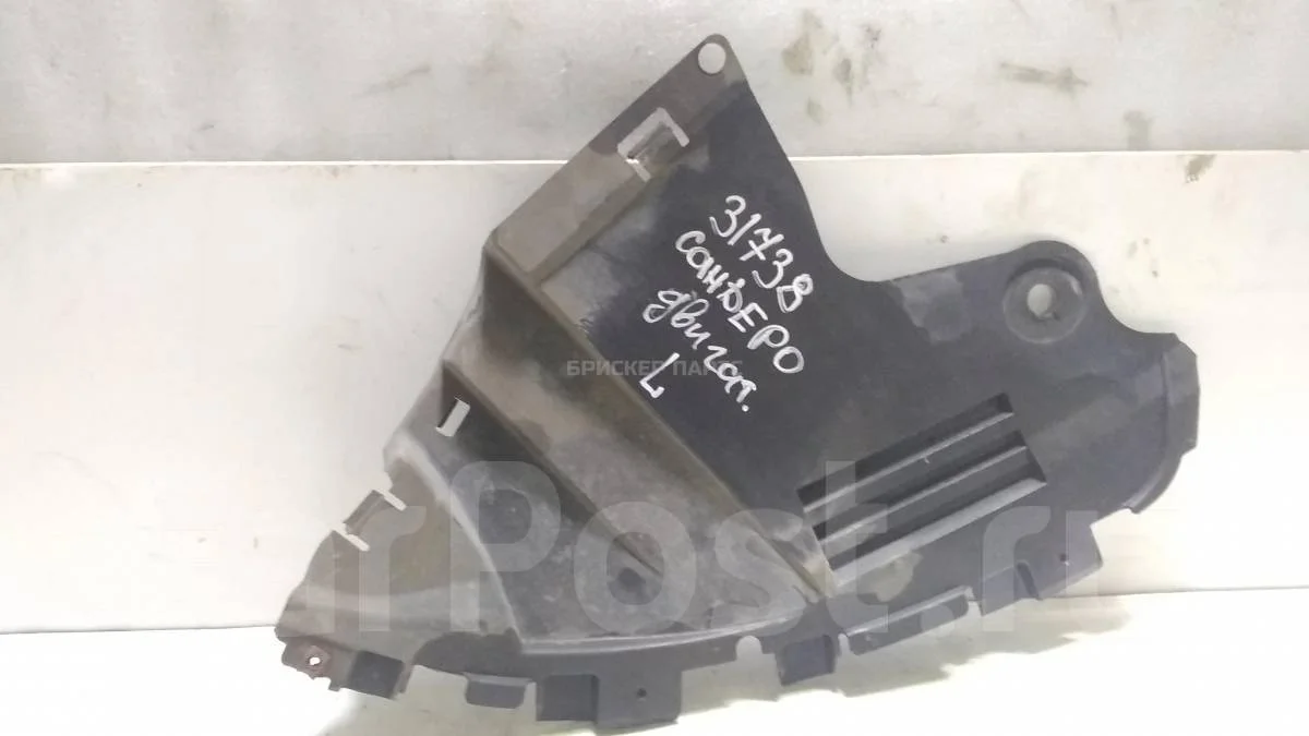 Пыльник двигателя лев Рено Сандеро 1