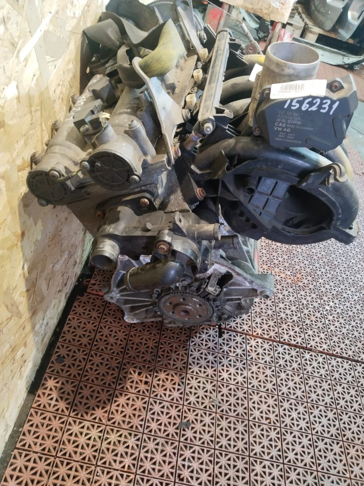 Дроссельная заслонка AUDI A3, SKODA OCTAVIA 1Z, VOLKSWAGEN GOLF 5, PASSAT B6 1,4 CAXA 2005- б/у A3(2004-2013);GOLF 5(2004-2009);PASSAT B6(2005-2010);JETTA 5(2005-2009);TOURAN(2003-2010)