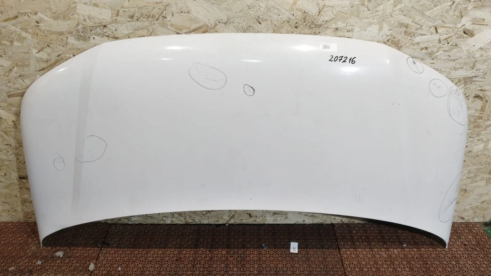 Капот VOLKSWAGEN TRANSPORTER T5 2010- белый б/у TRANSPORTER T5(2003-2015)