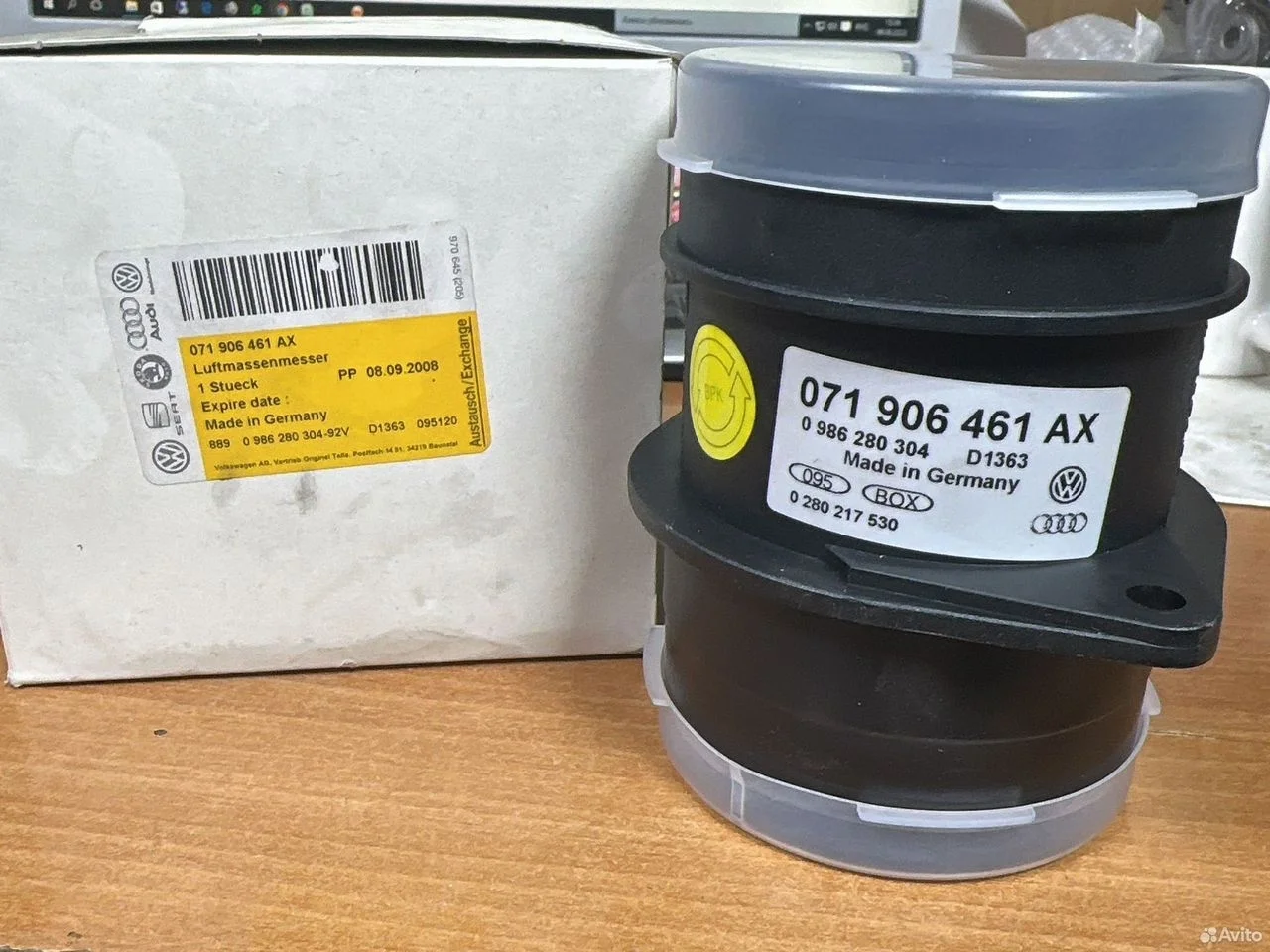 Расходомер дмрв vag 071906461a новый