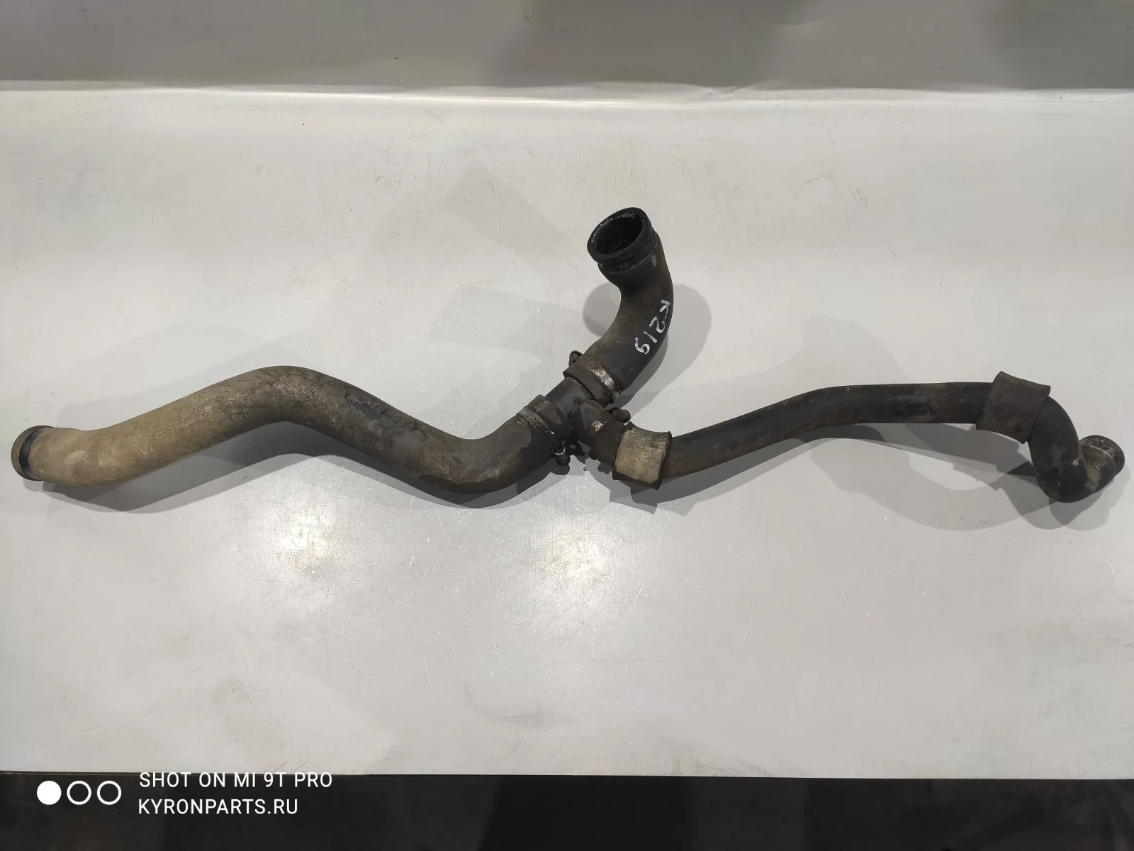 Патрубок радиатора (с тройником) SsangYong Kyron 2009 D130