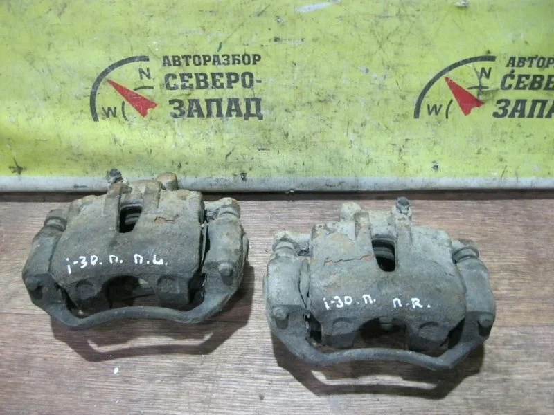 Суппорт Hyundai I30 2007 581101H000 FD G4FC, передний левый