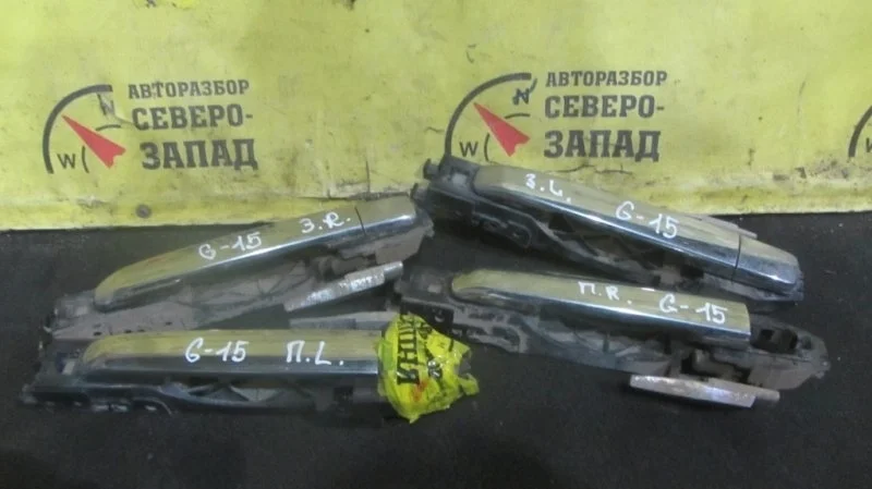 Ручка двери Nissan Almera 806404AA0B G15 K4M, задняя