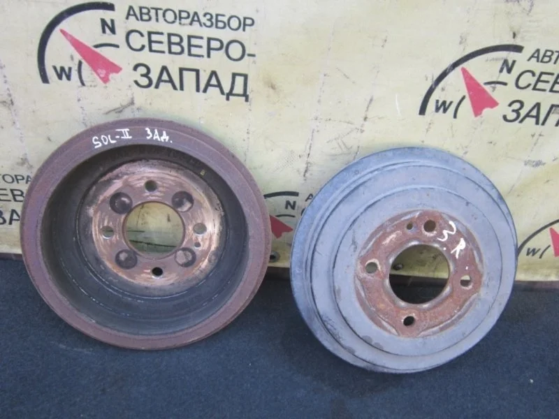 Барабан тормозной Hyundai Solaris 584110U000 HCR G4FG, задний