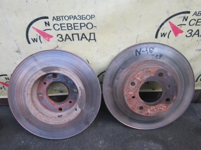 Диск тормозной Nissan Almera 402062F501 N16 QG15, передний
