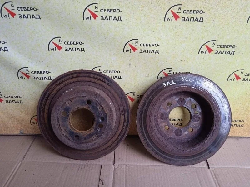 Диск тормозной Hyundai Solaris 2010 584110U300 RB, задний