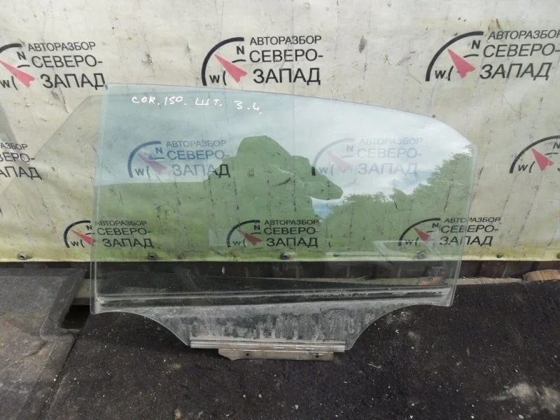 Стекло двери Toyota Corolla 6811412770 ZRE150 1ZR, заднее левое