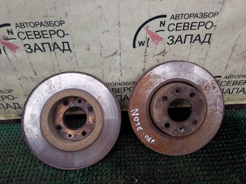 Диск тормозной Nissan Note 40206AX600 E11 HR16DE, передний