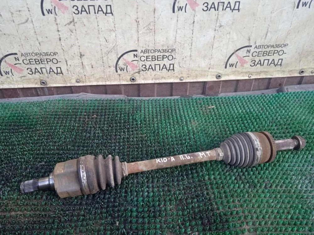 Привод Kia Rio 2013 495001R000 QB G4FA, передний левый