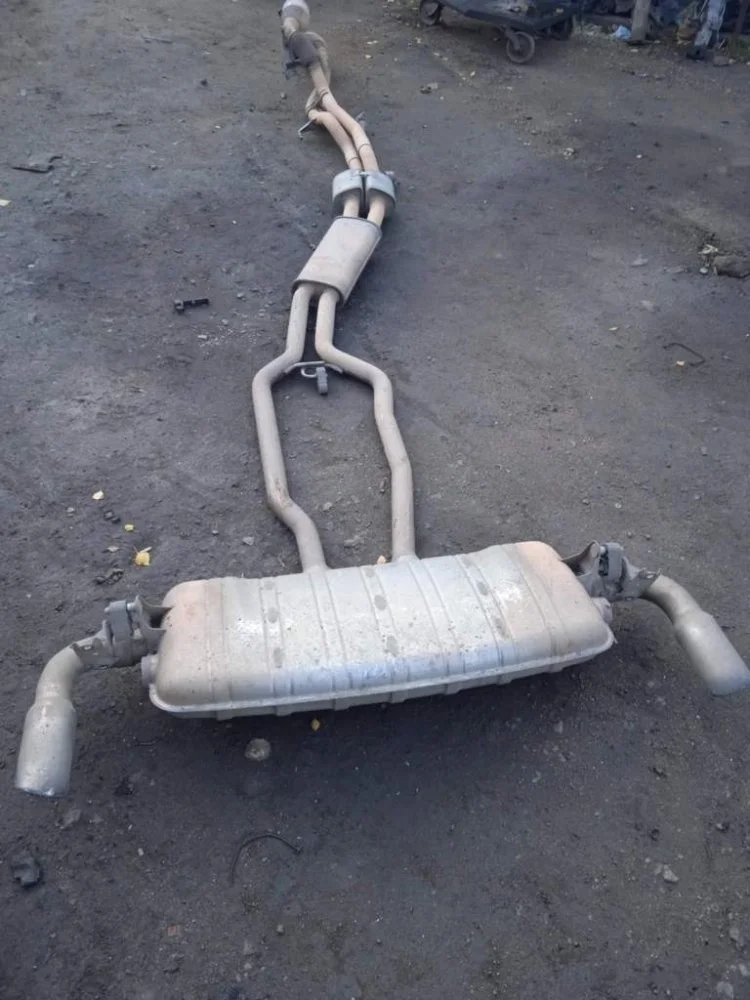 Глушитель в сборе Volkswagen Touareg 2011 7P6253609 NF CMTA