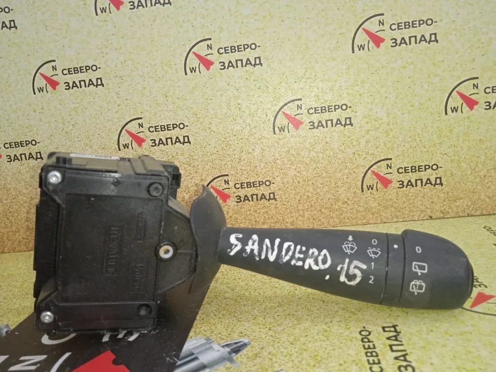 Подрулевой переключатель дворников Renault Sandero 2015 8201168008 5S K7M