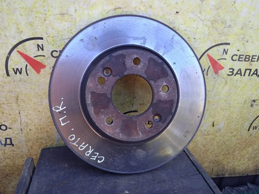 Диск тормозной Kia Cerato 2014 51712A7000 YD G4NA, передний