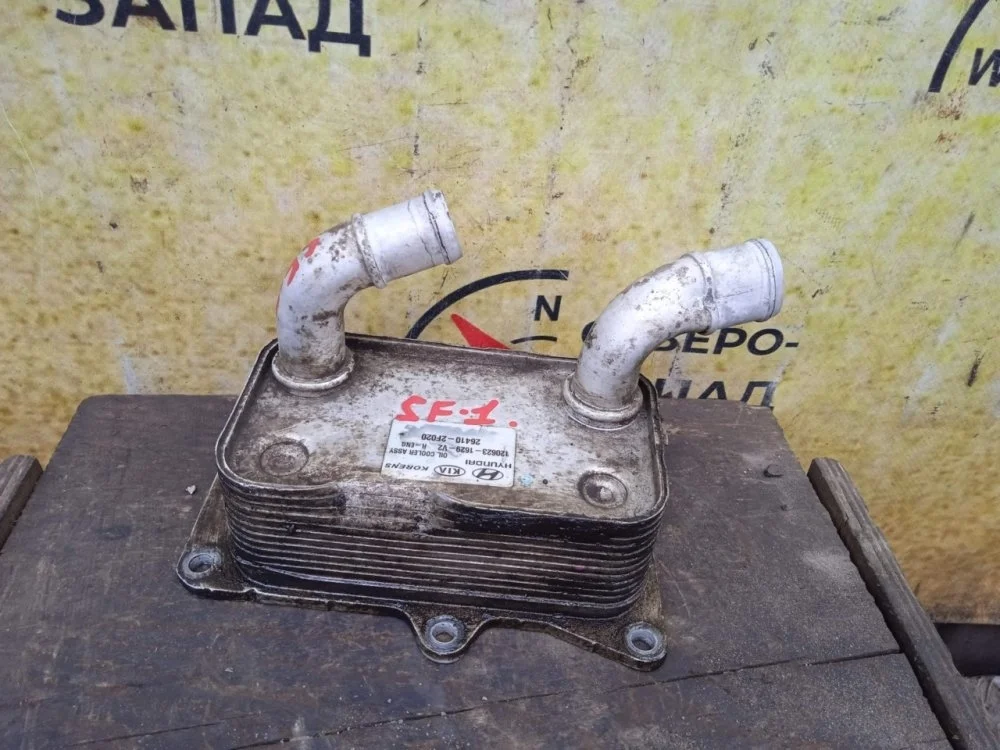 Радиатор масляный Hyundai Santa Fe 2012 264102F020 DM D4HB