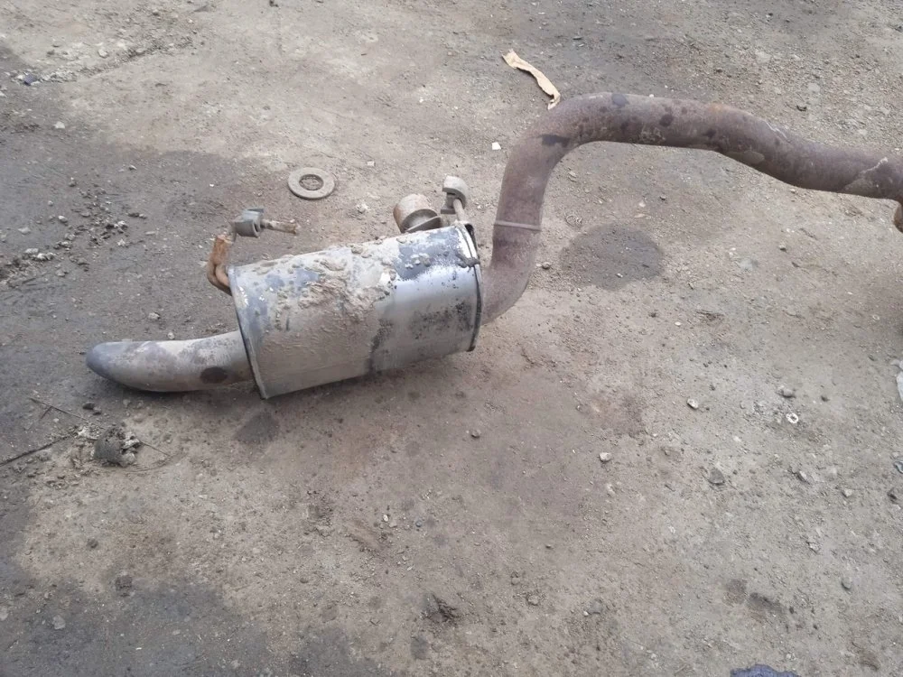 Глушитель Nissan Patrol 2012 203501LP0A Y62 VK56VD