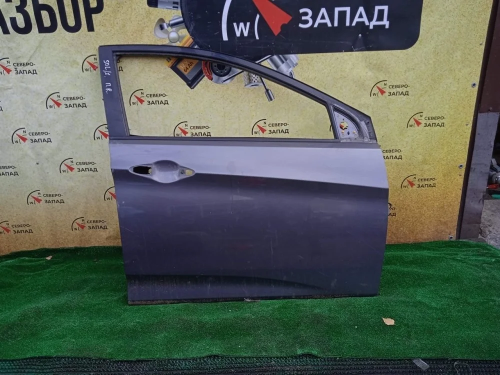 Дверь Hyundai Solaris 2016 760044L000 RB G4FC, передняя правая