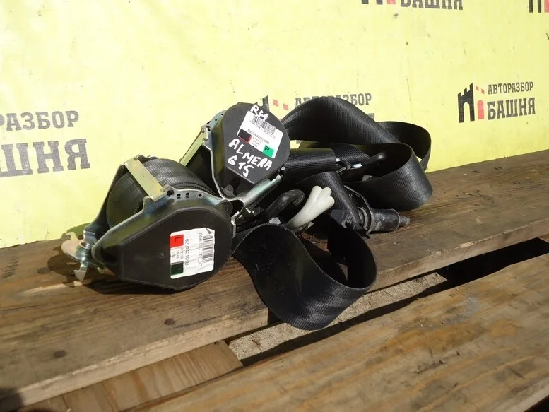 Ремень безопасности Nissan Almera 868444AA0C G15 K4MC697, правый