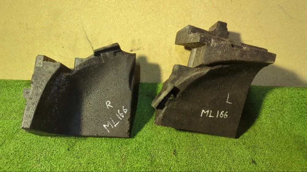 Дефлектор радиатора Mercedes M-Class 2014 A1665050330 W166 OM642.826, левый